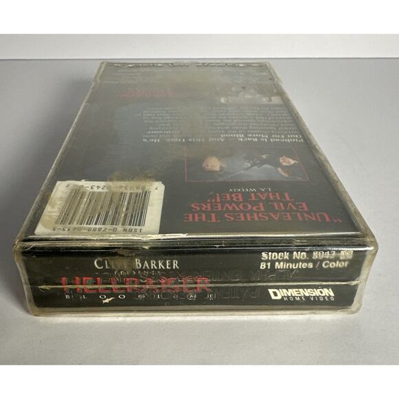 Hellraiser Bloodline Vintage VHS Movie From Hollywood Movie RARE - Picture 3 of 13